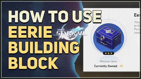How to Use Eerie Building Blocks .